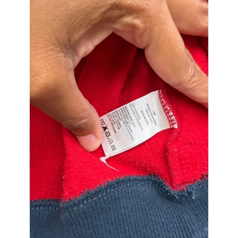 Nike Baby Red Fleece Zip Vest Size 12M
